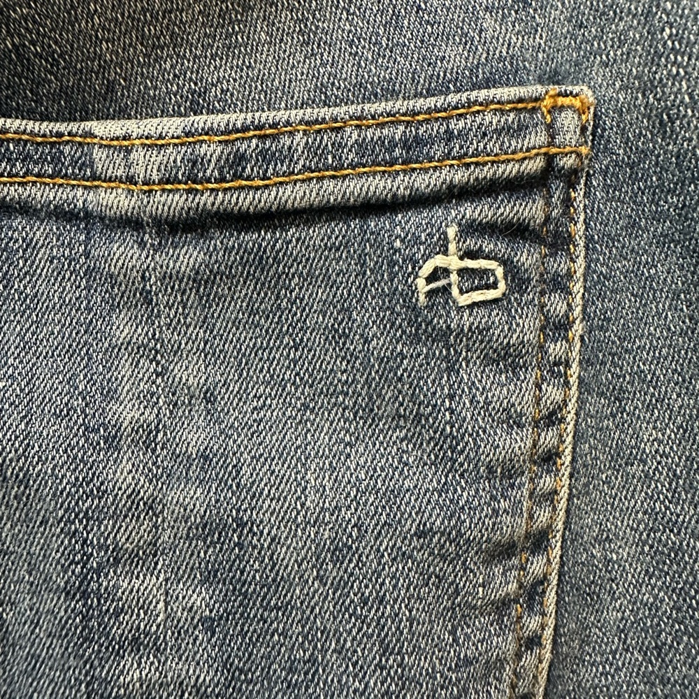 rag & bone High Rise Raw Hem Skinny Jeans - Picture 2 of 12